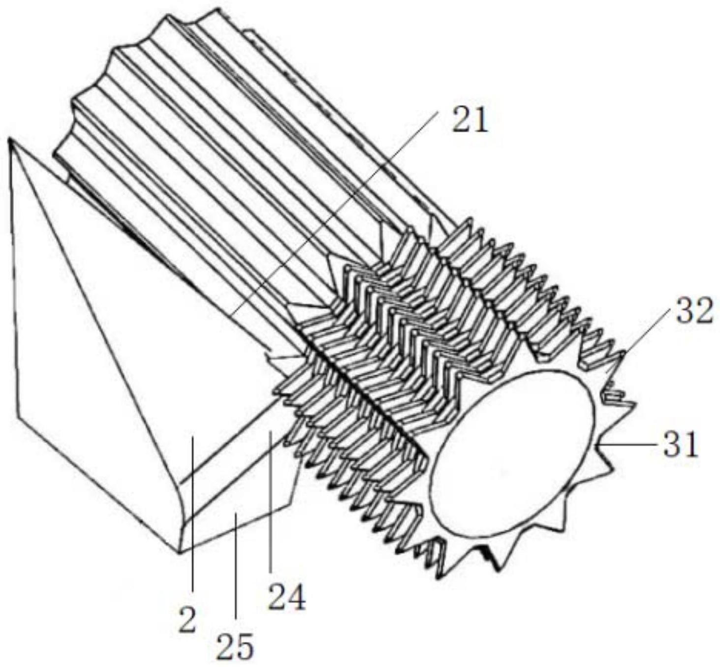 具备离散和连续特征翅片的整体式外翅片管的加工方法与流程