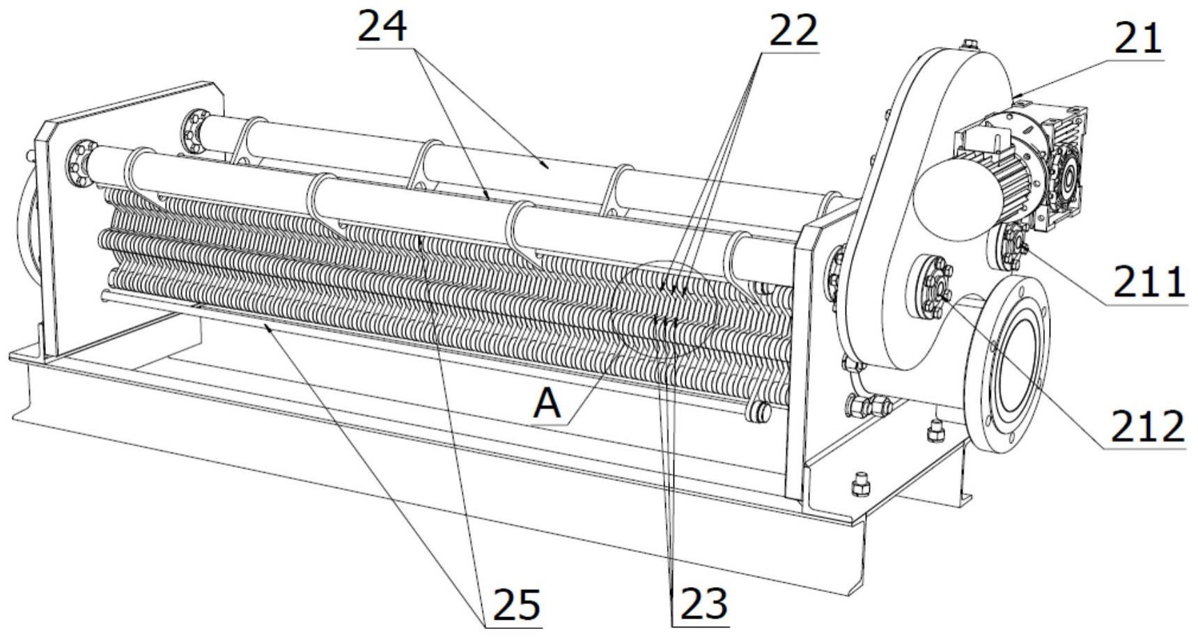 动缝滤管压差过滤机及采用其的脱水输送处置系统的制作方法