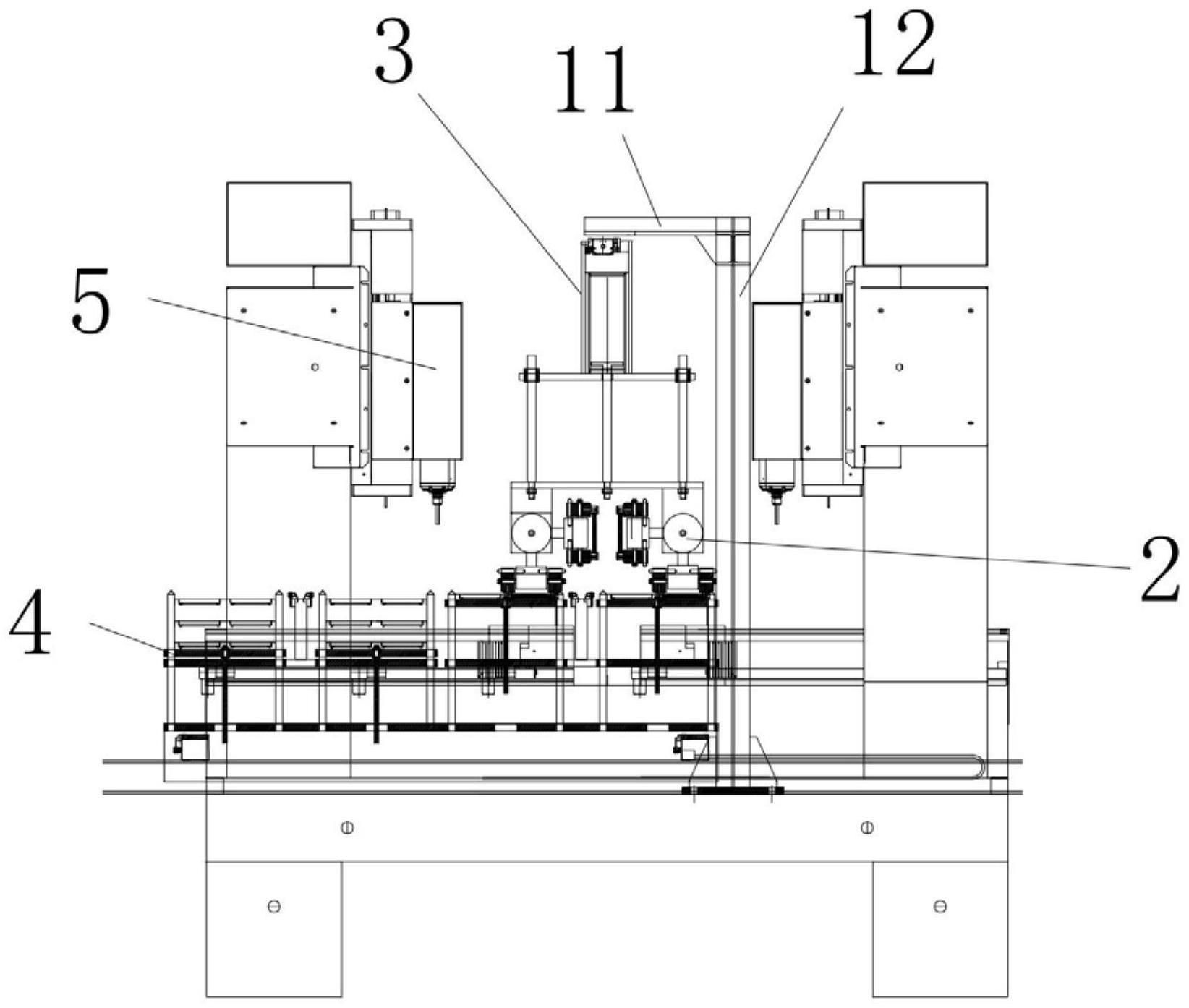 一种8主轴CNC一体化进出料机械手及存取叠盘机构的制作方法