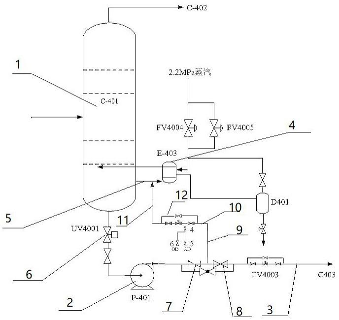 一种富溶剂泵的流量控制系统的制作方法