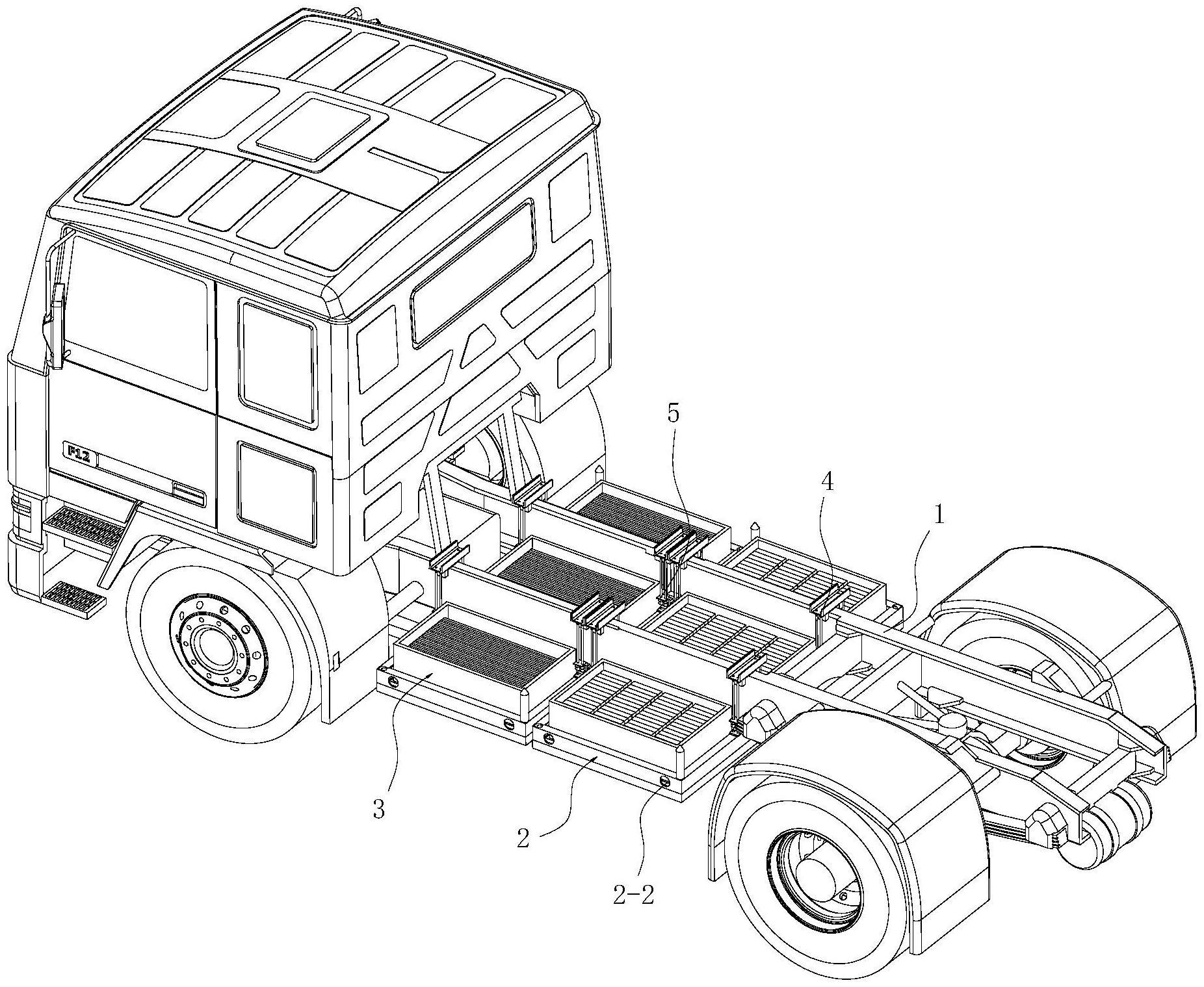 一种中、轻型卡车电池箱以及换电总成的制作方法