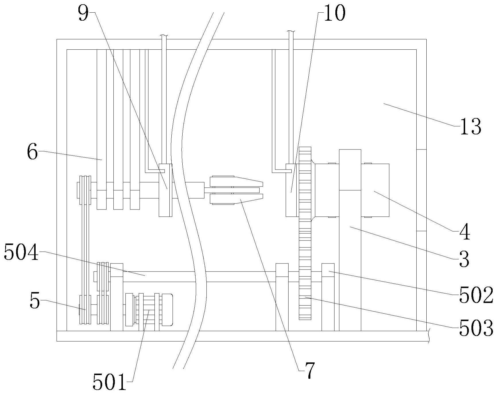 一种建筑脚手架钢管除锈装置的制作方法