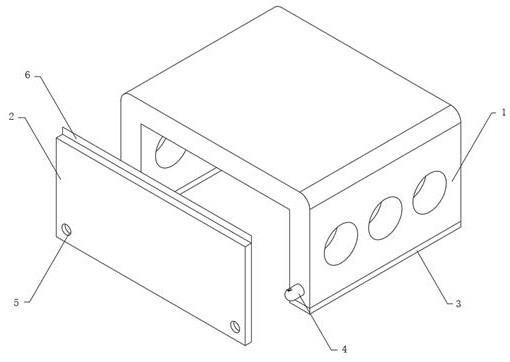 一种刷盒式内置电容电感的稳定结构的制作方法