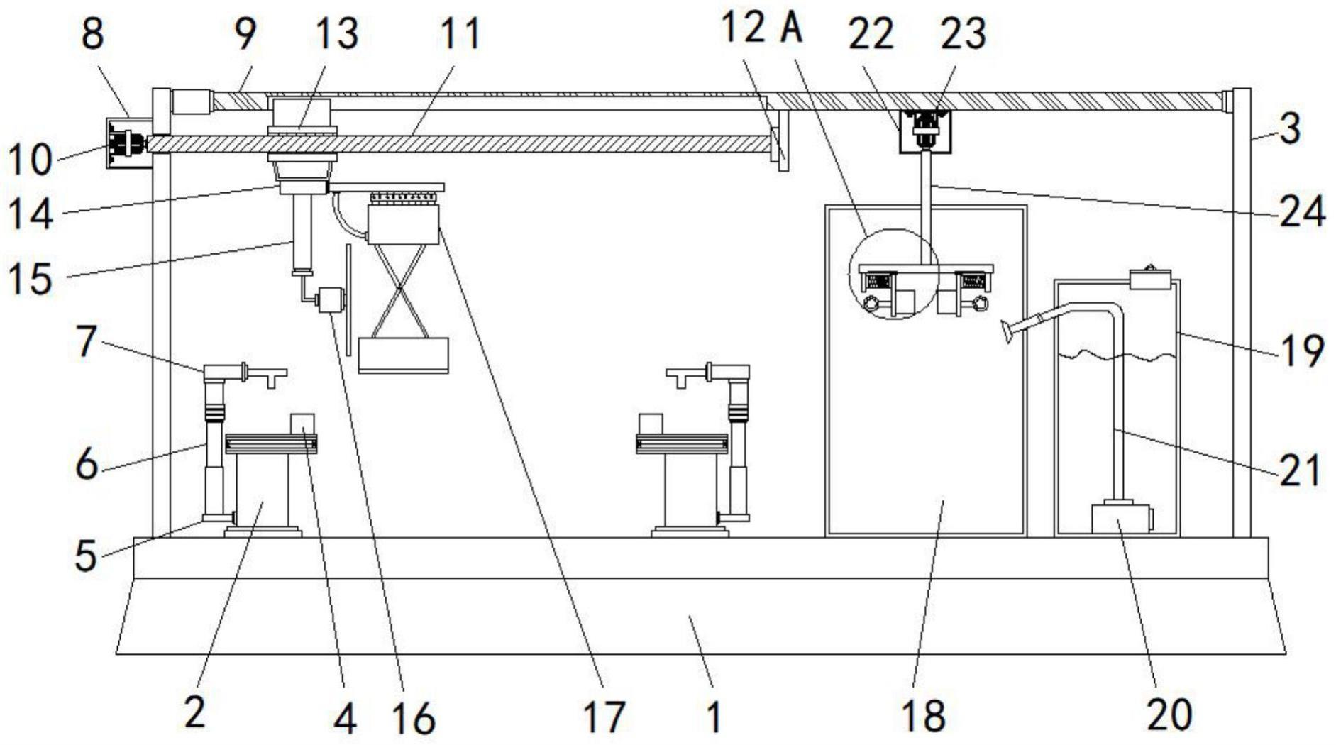 一种建筑幕墙加工用的多功能加工台的制作方法