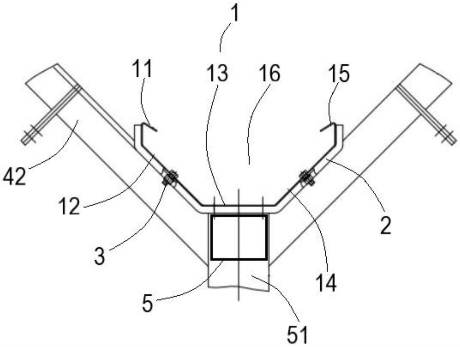 一种温室大棚天沟及温室大棚的制作方法