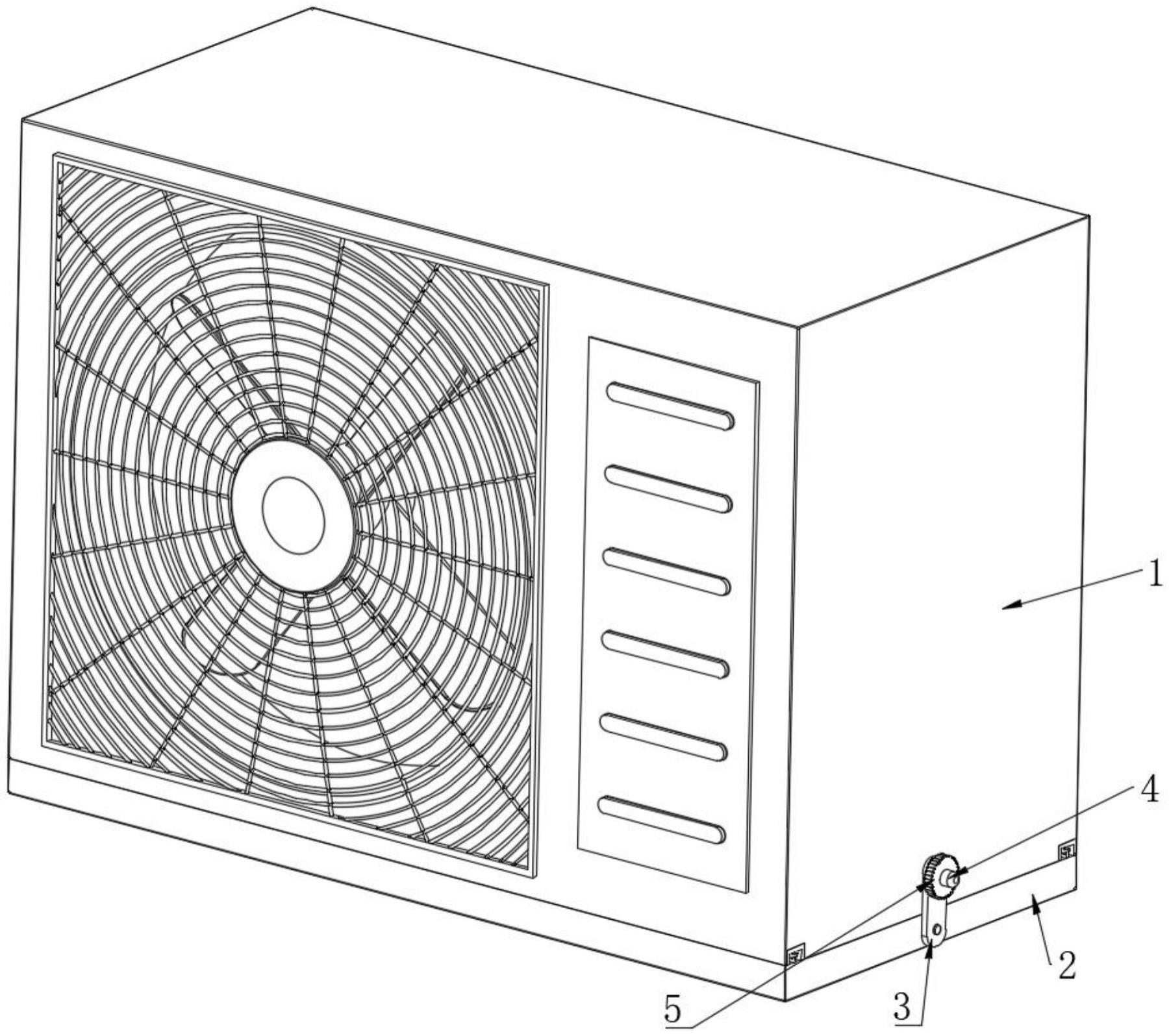 一种便于安装的空调外机底盘的制作方法