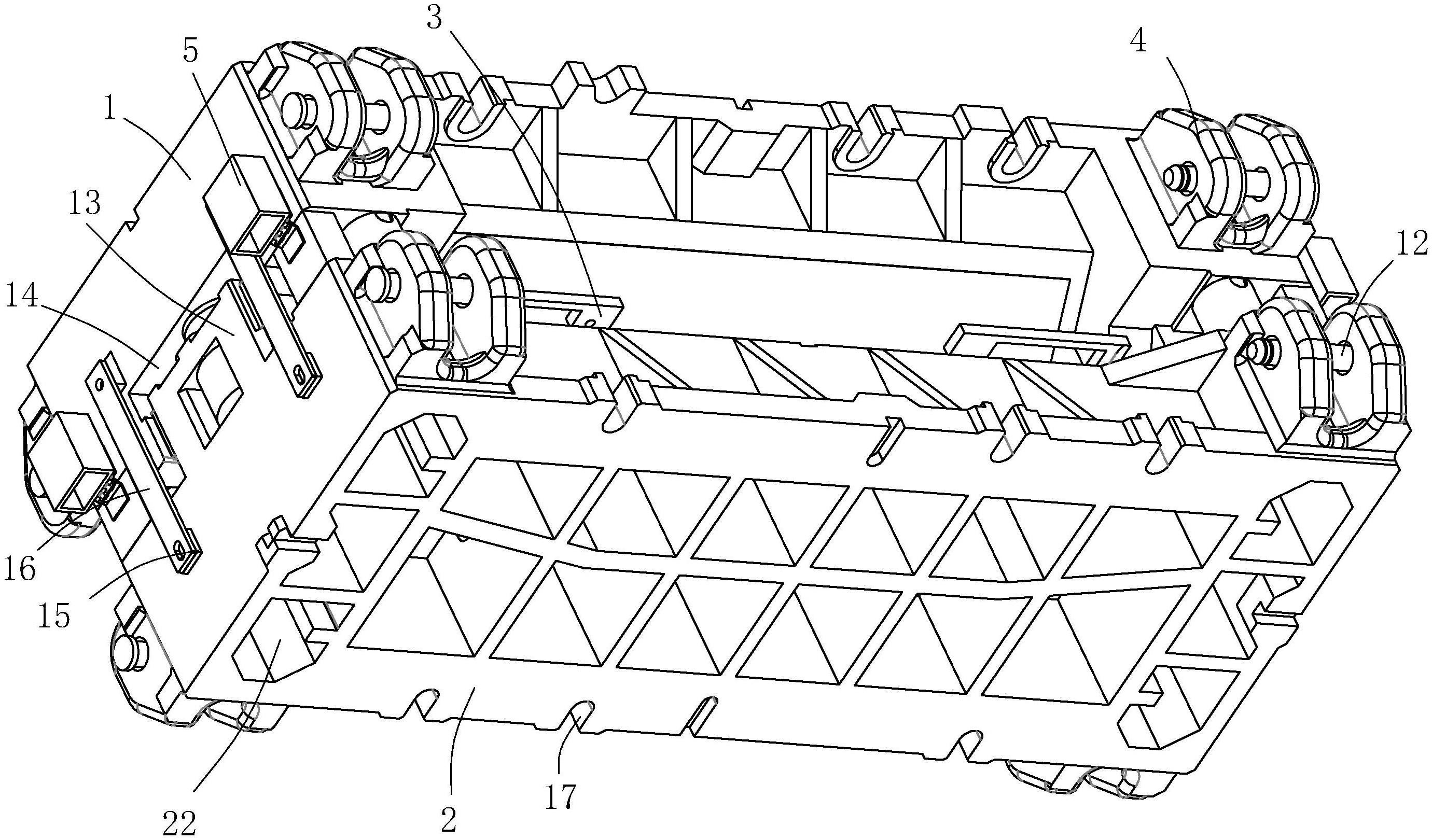 汽车散热器支架冲压模具多动拉延成形机构的制作方法