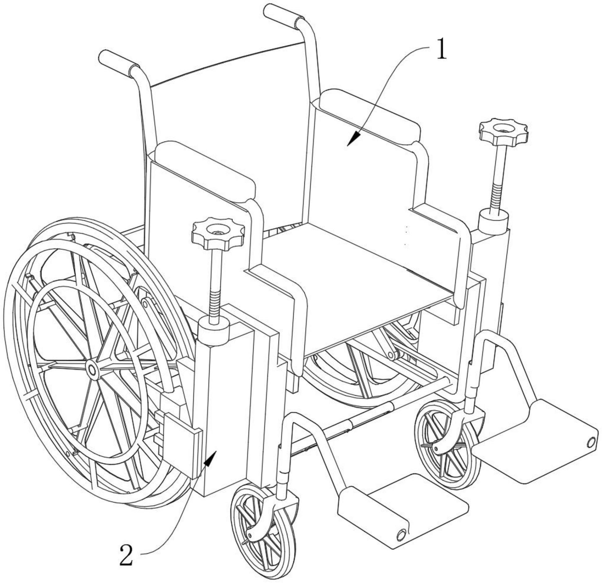 减速型折叠轮椅的制作方法