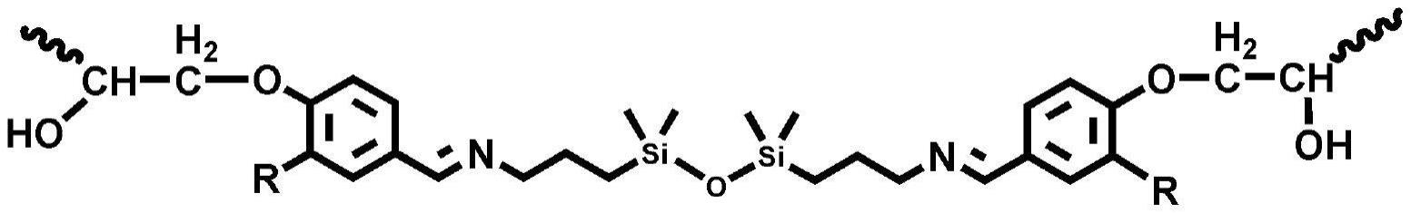 含席夫碱基和柔性基团的环氧树脂、制备方法及处理方法与流程