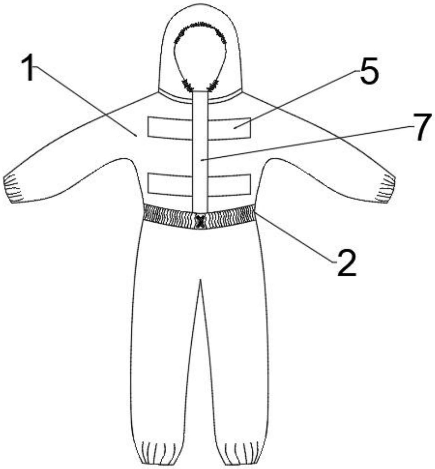 医生防护服手绘图片