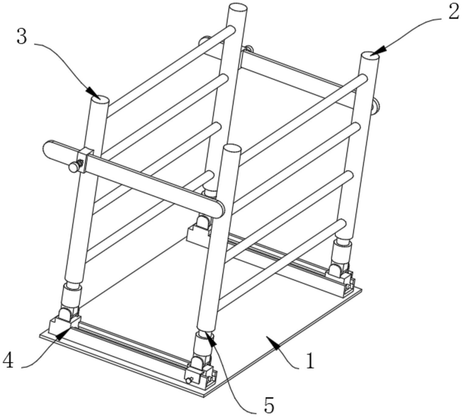 一种可倾斜使用的升降脚手架的制作方法
