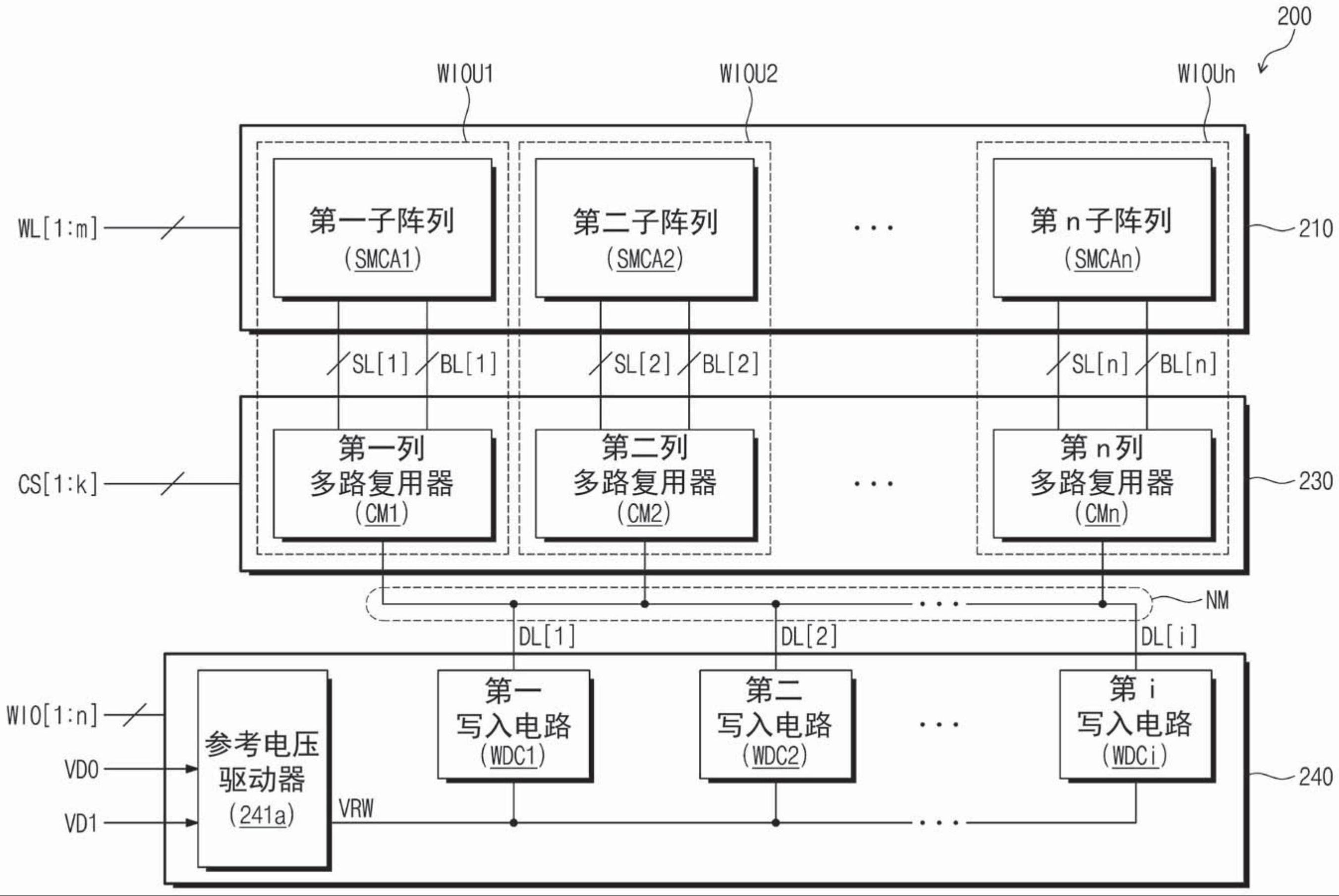 包括合并写入驱动器的存储器件的制作方法