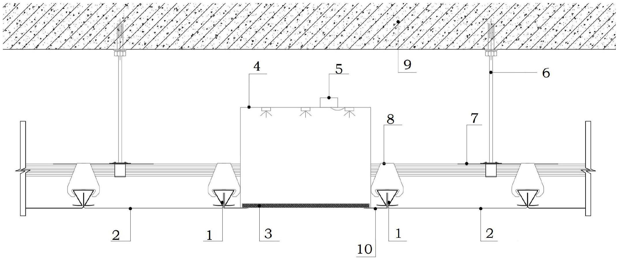 一种基于铝扣板吊顶系统的条形灯安装结构的制作方法