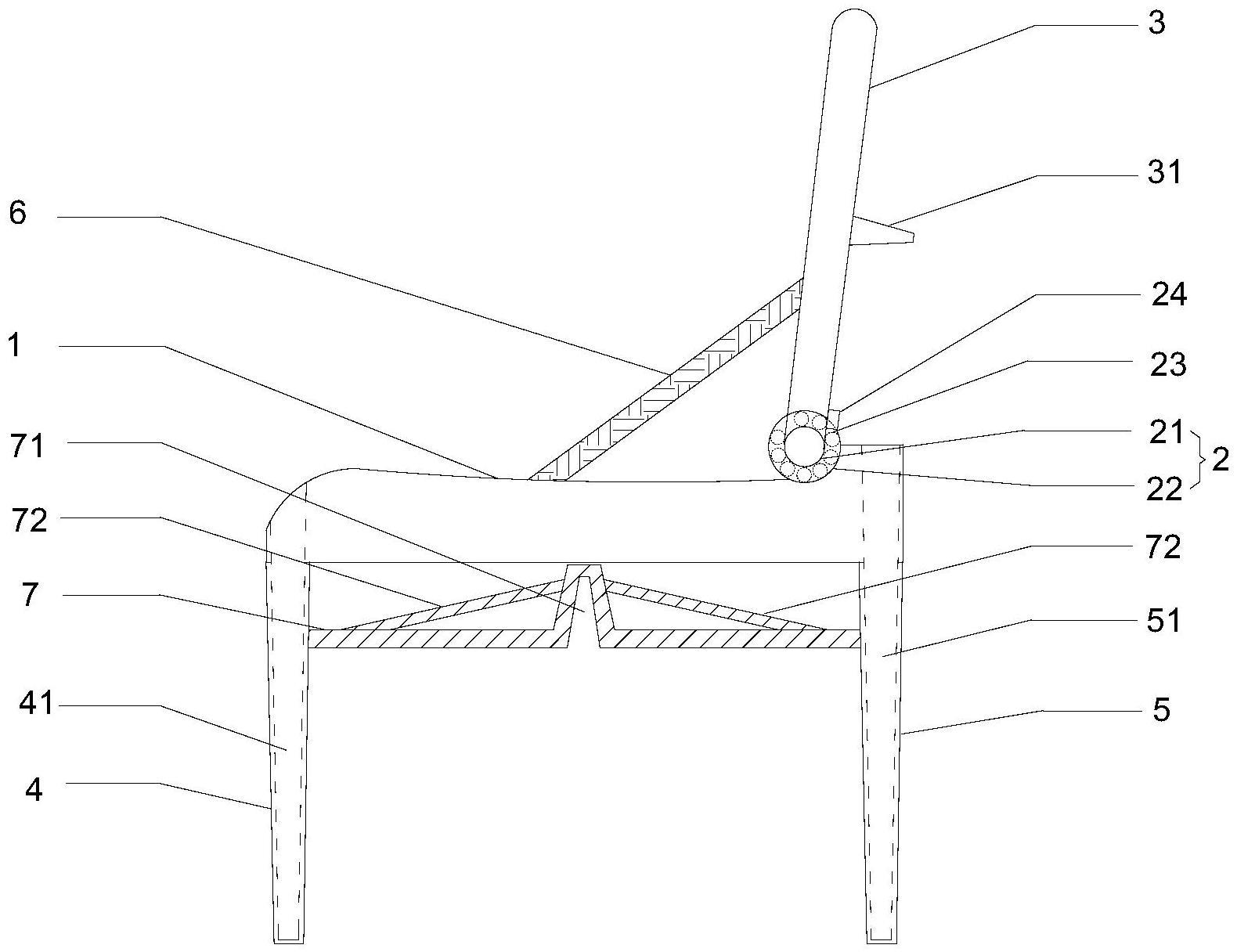 一种方便叠放的椅子的制作方法