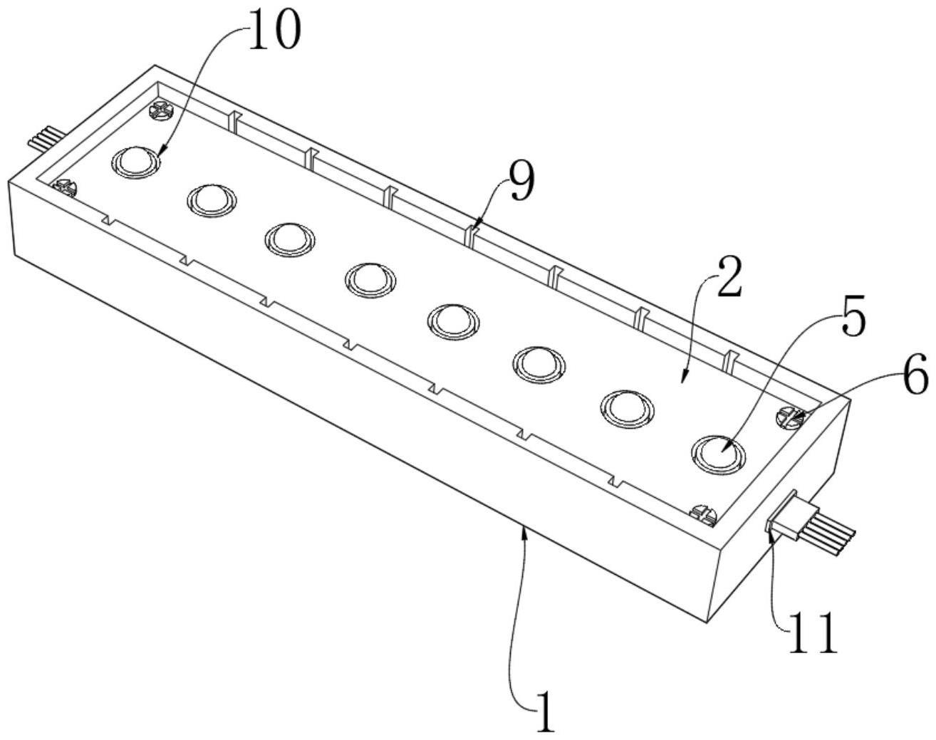 一种内置塑性辅助结构的MiniLED灯管的制作方法