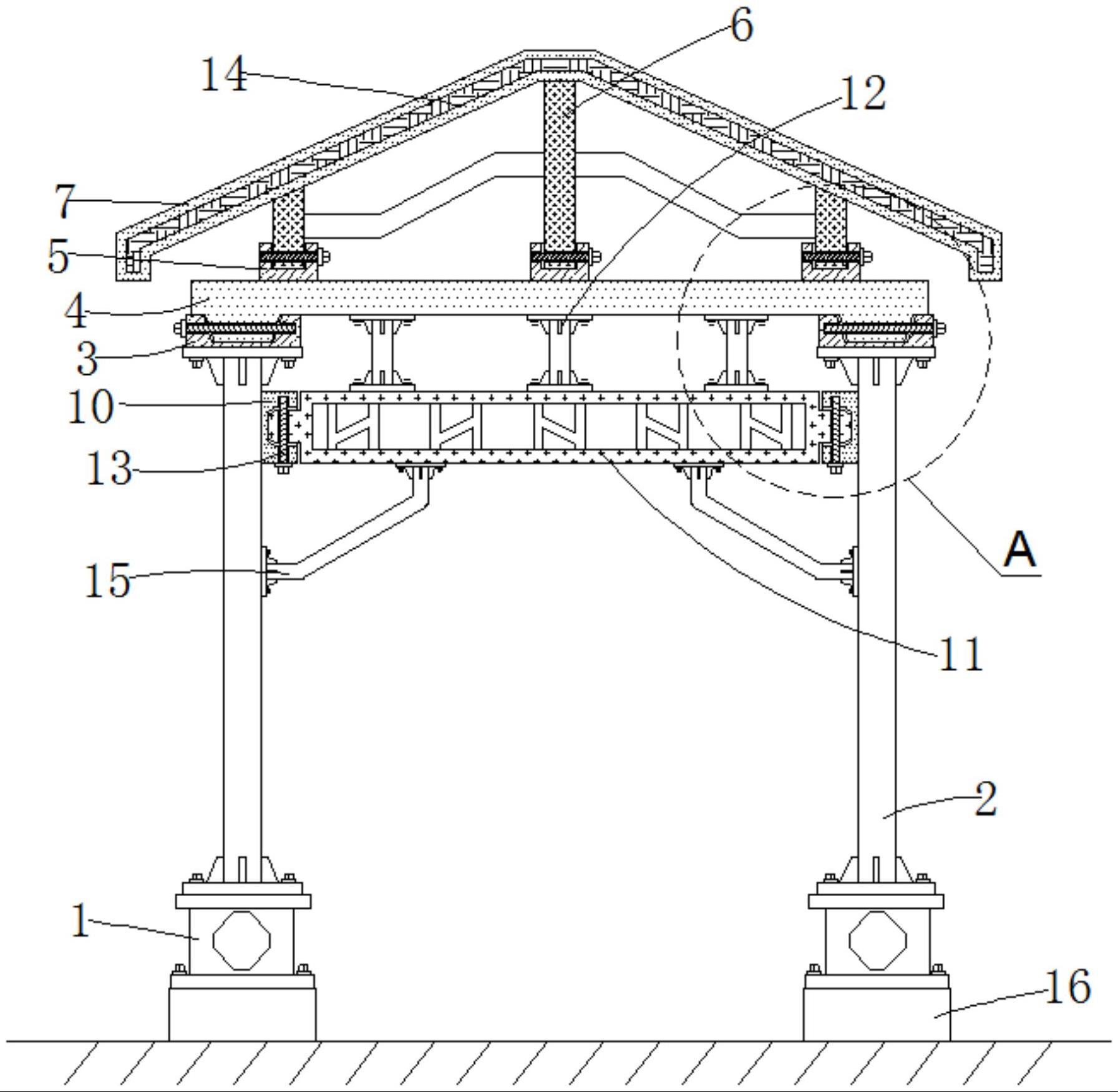 一种钢结构厂房的框架结构的制作方法
