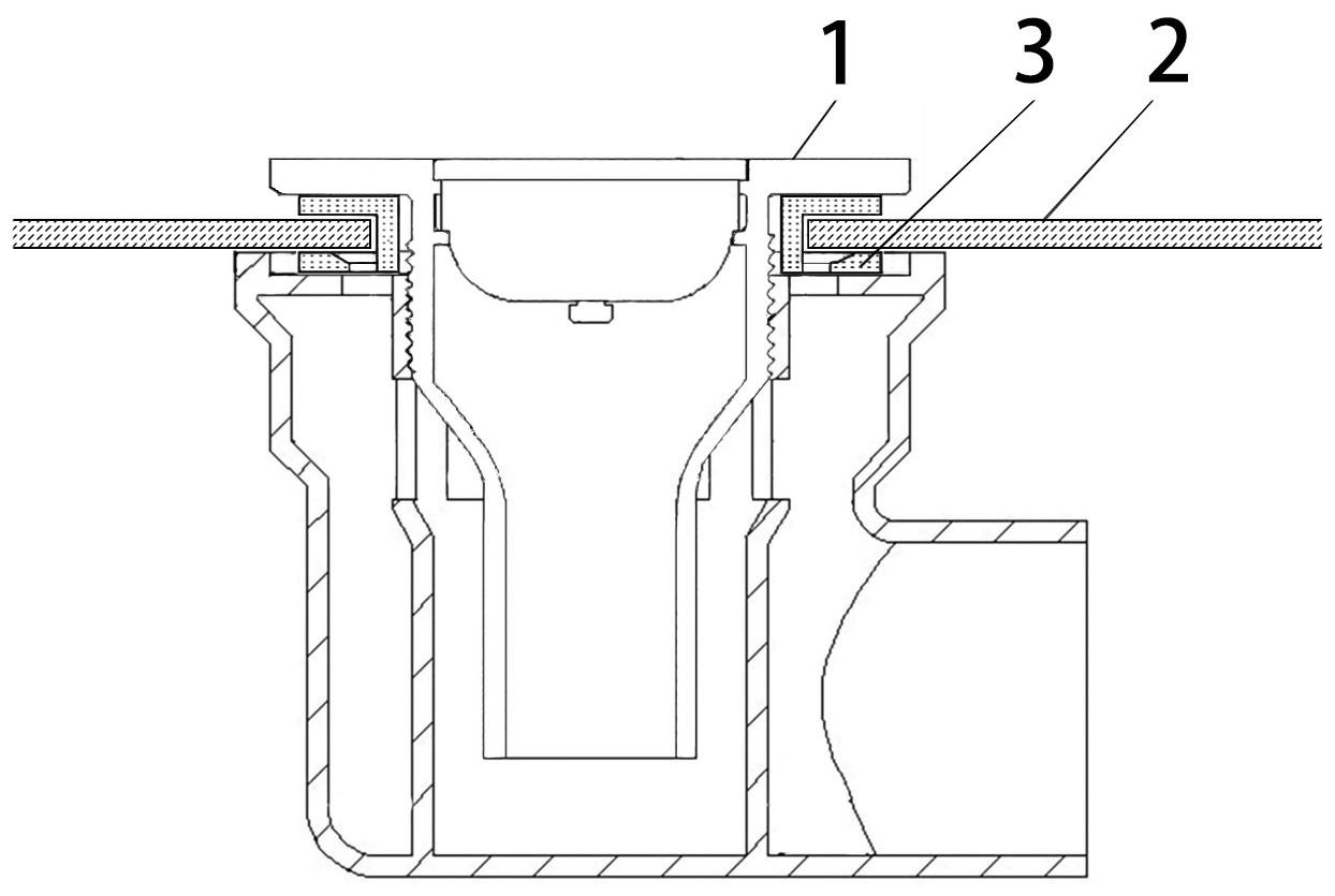 一种防渗水的地漏总成的制作方法