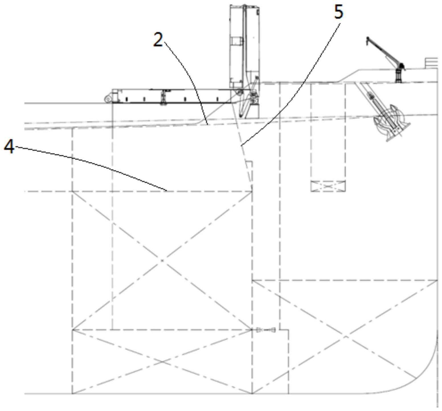 一种船舶货舱腰窝结构及多用途船的制作方法