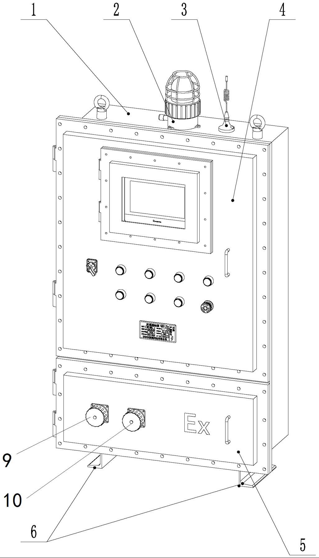 修井作业机用防爆远程控制装置的制作方法