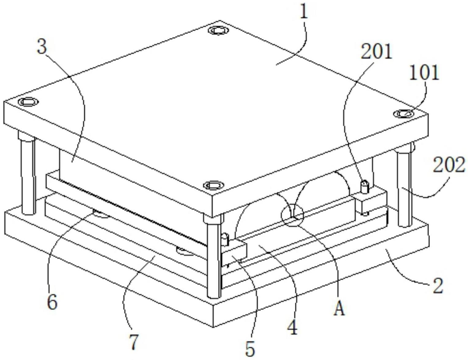 一种三层隔热罩用一体成型模具的制作方法