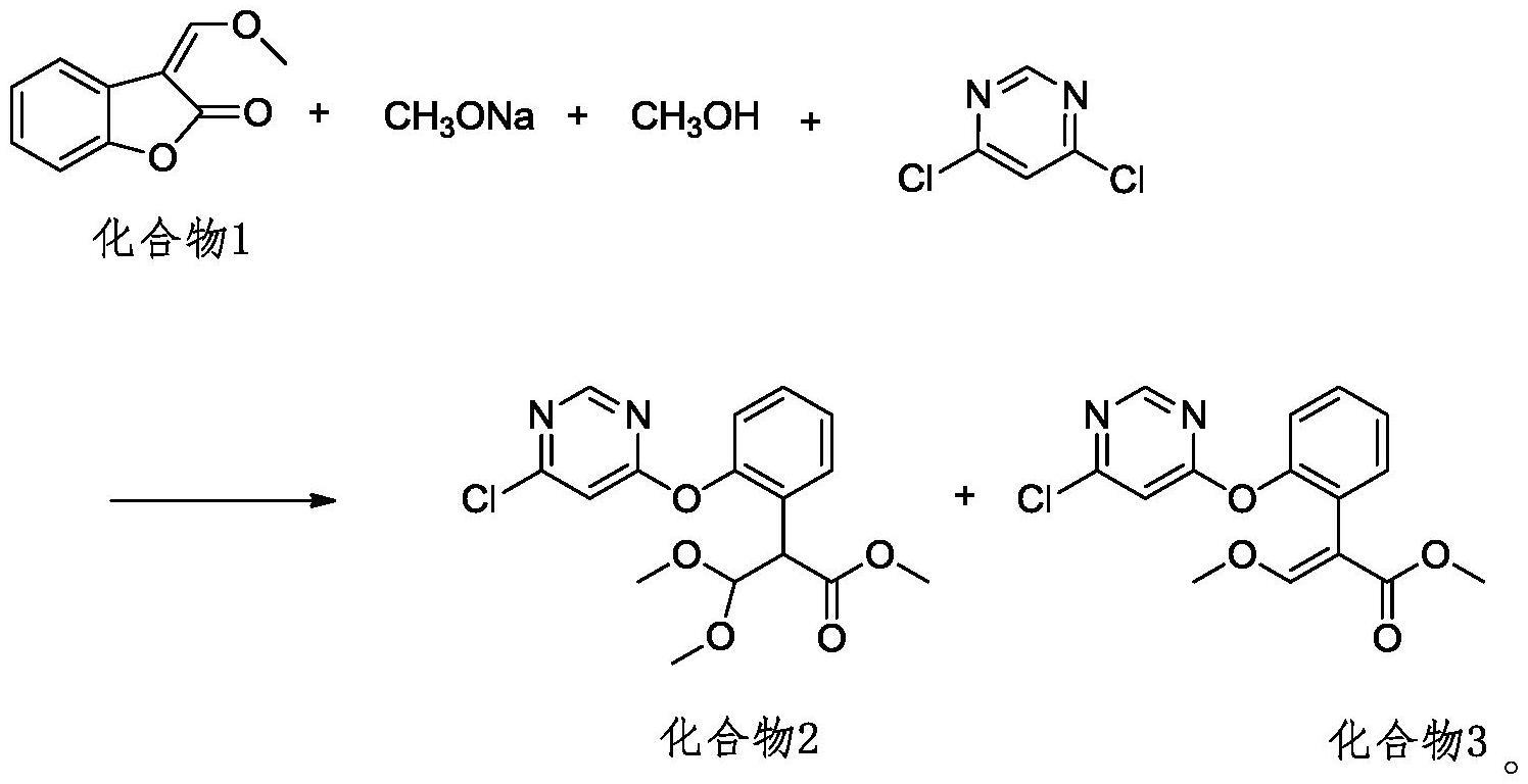 一种复合催化剂合成嘧菌酯中间体的方法与流程