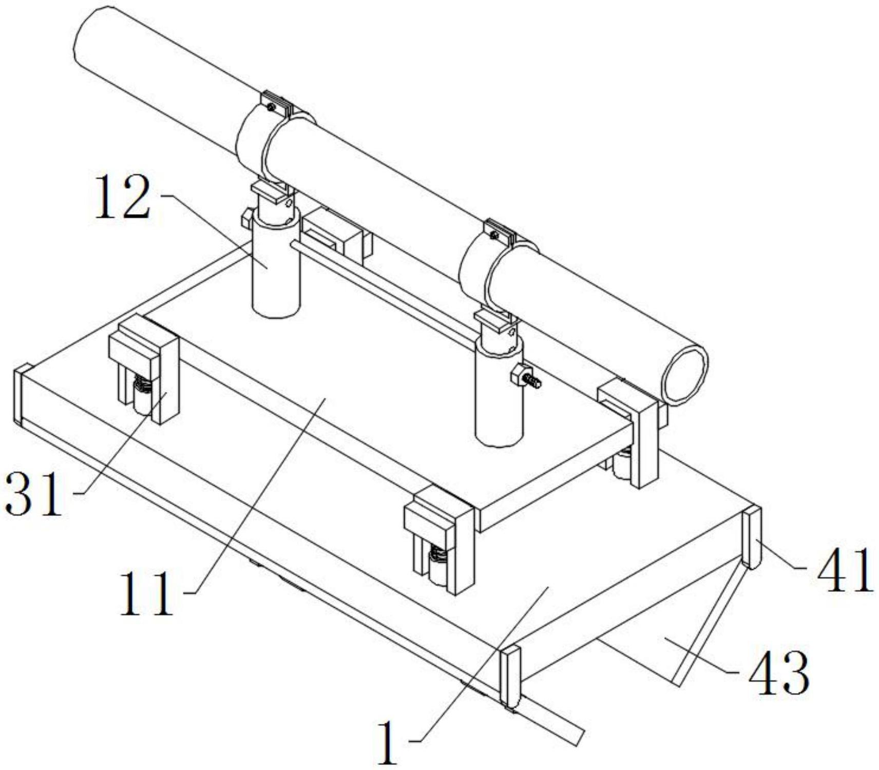 一种管道安装固定架的制作方法