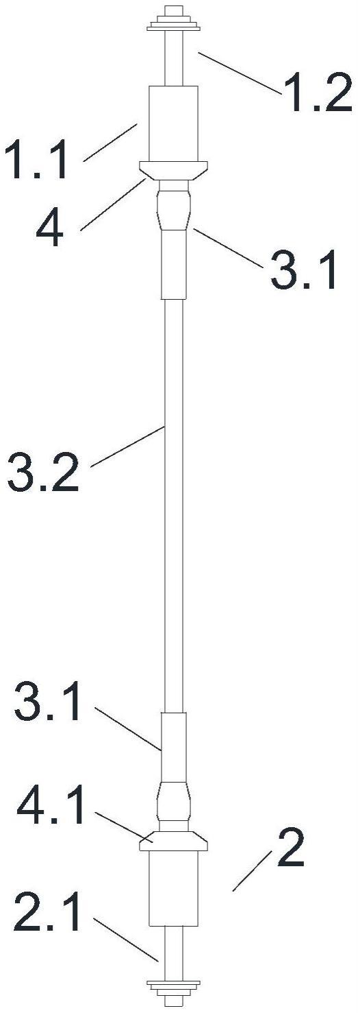 一种下承式系杆拱桥的吊杆结构的制作方法