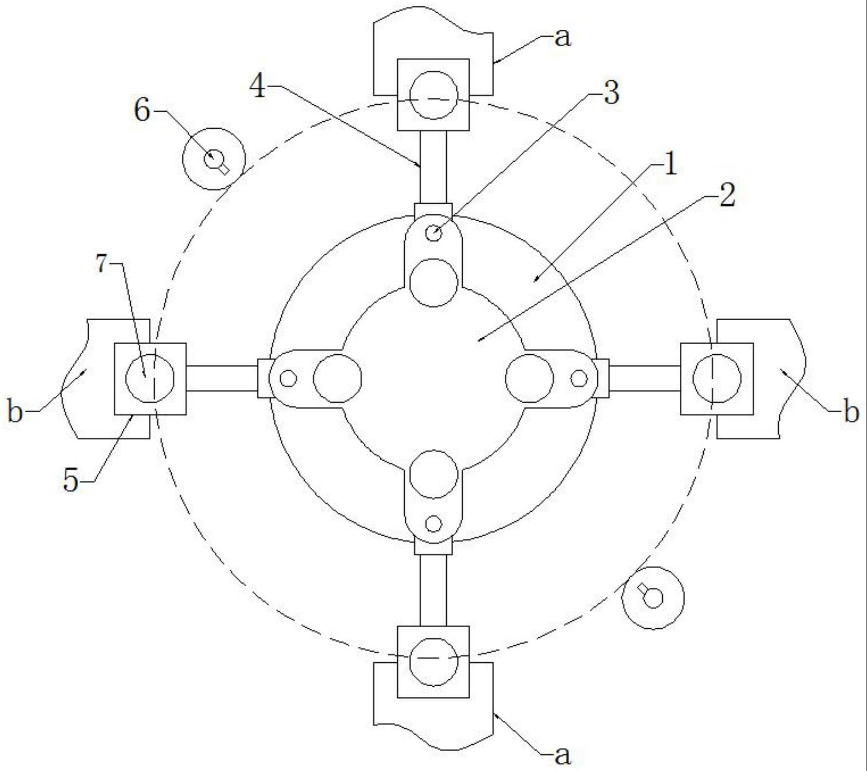 一种通讯设备五金件喷涂用自动旋转盘的制作方法