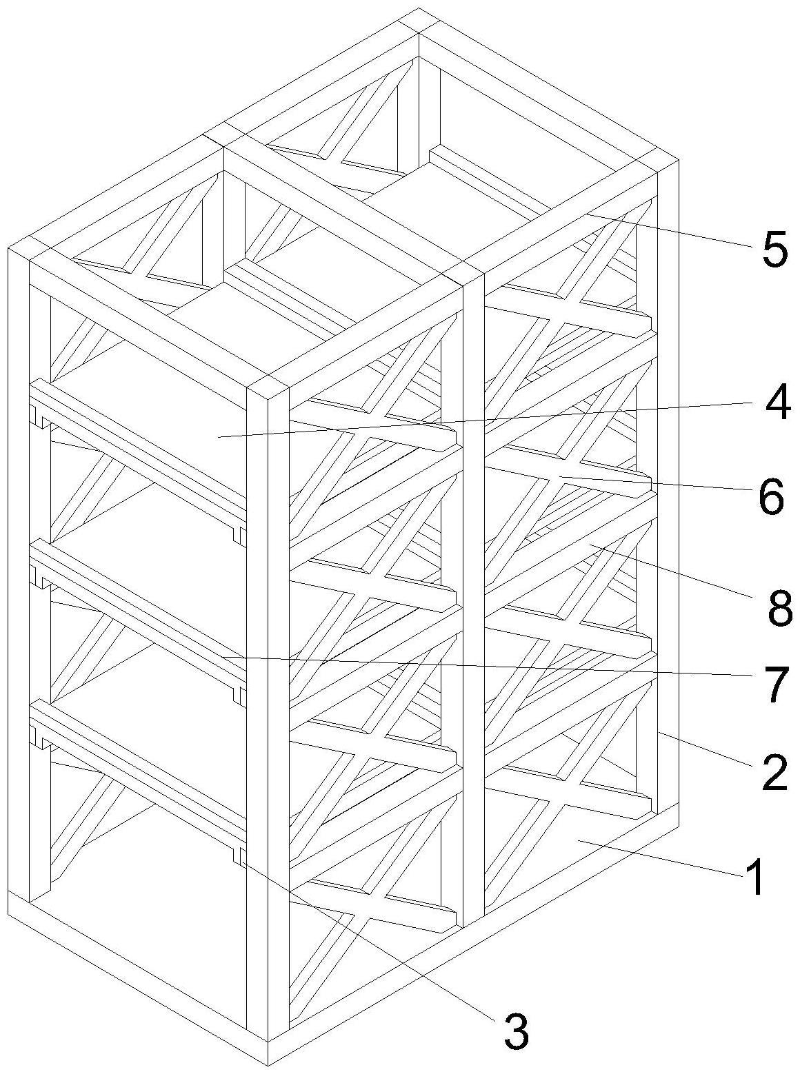 一种注塑模具用储物架的制作方法