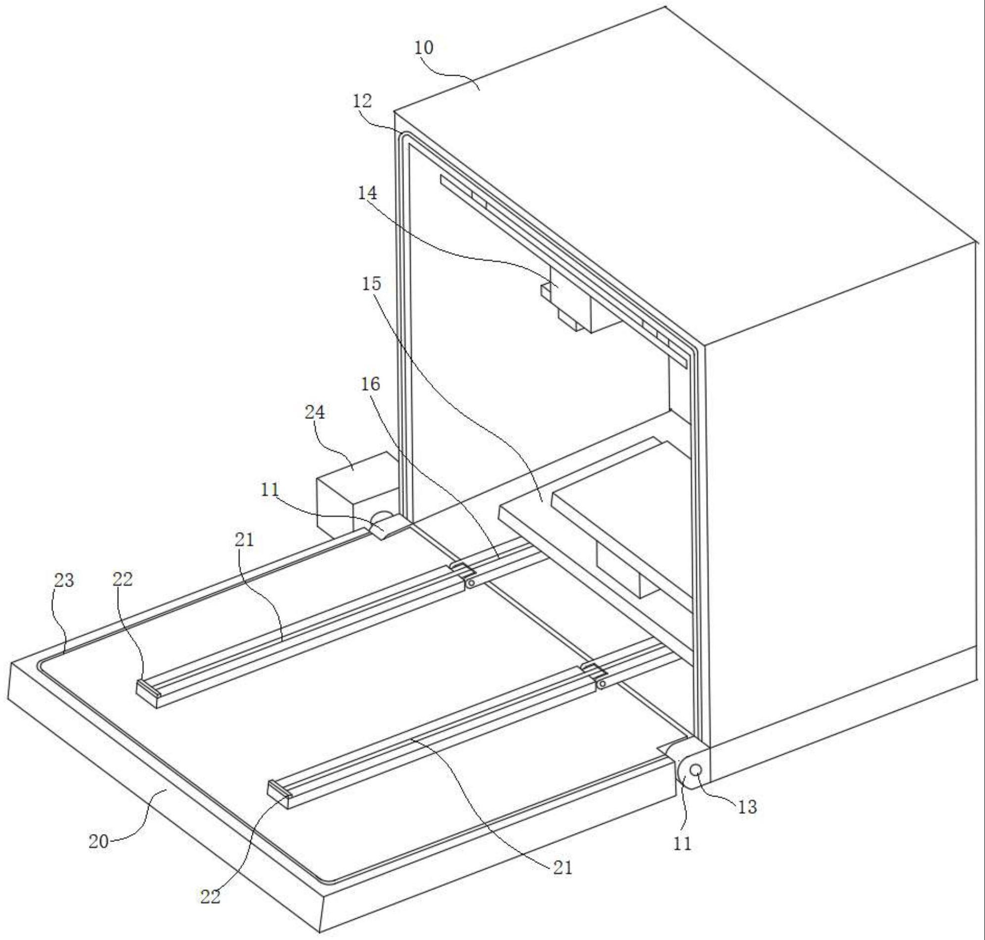 一种3D打印机开门取料装置的制作方法