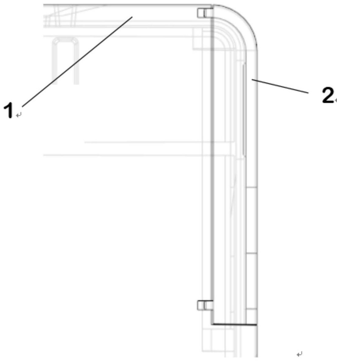 一种电机驱动器前端盖和显示面盖的连接结构的制作方法