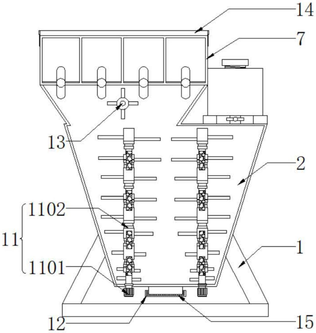 一种具有多仓同步结构的小型药粉混料装置的制作方法