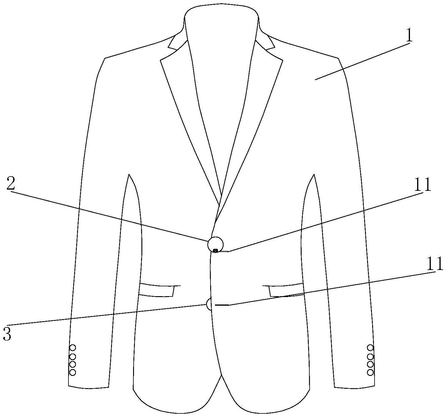 一种多功能西服的制作方法