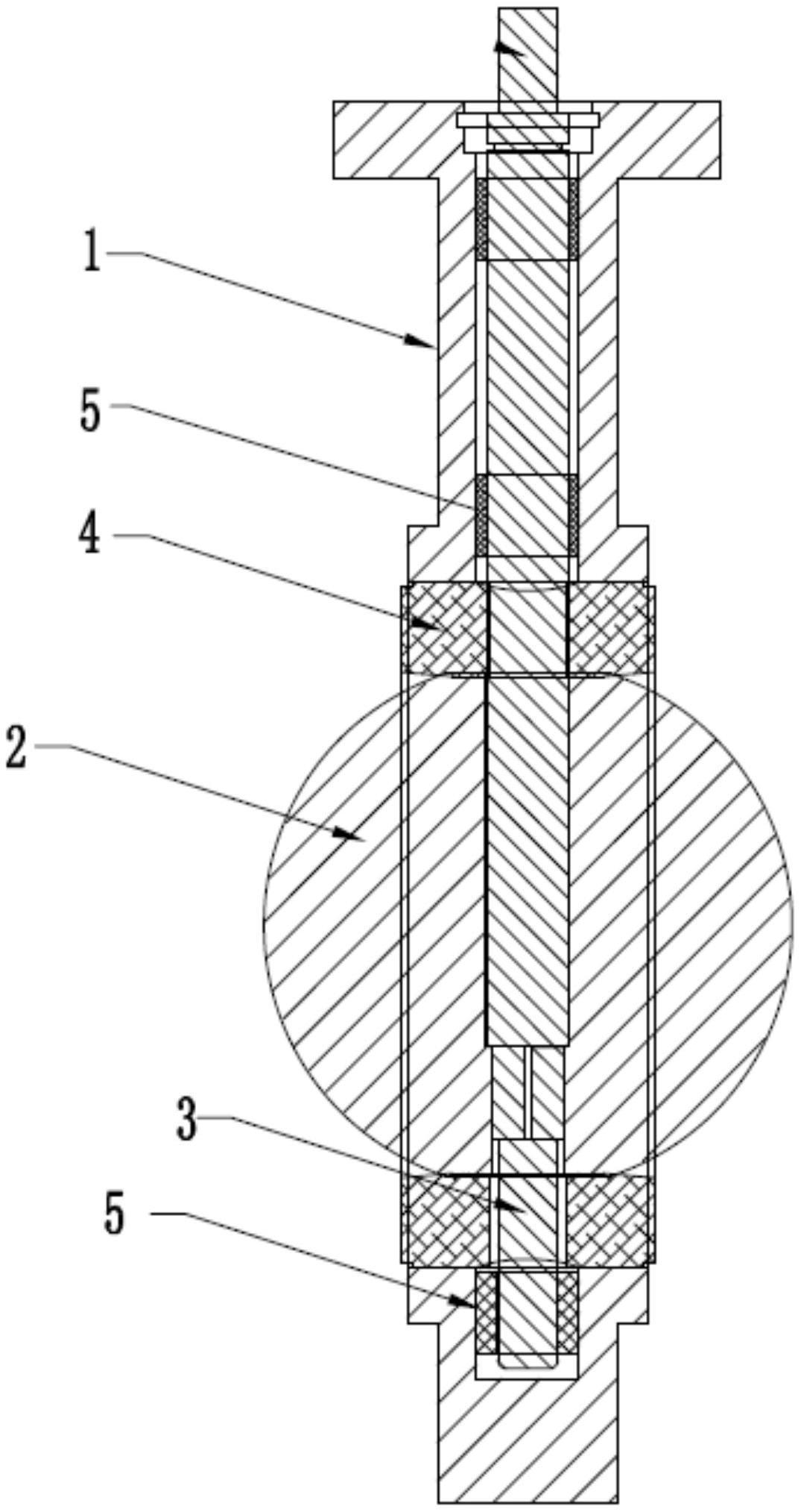 一种中线碟阀的阀杆结构的制作方法