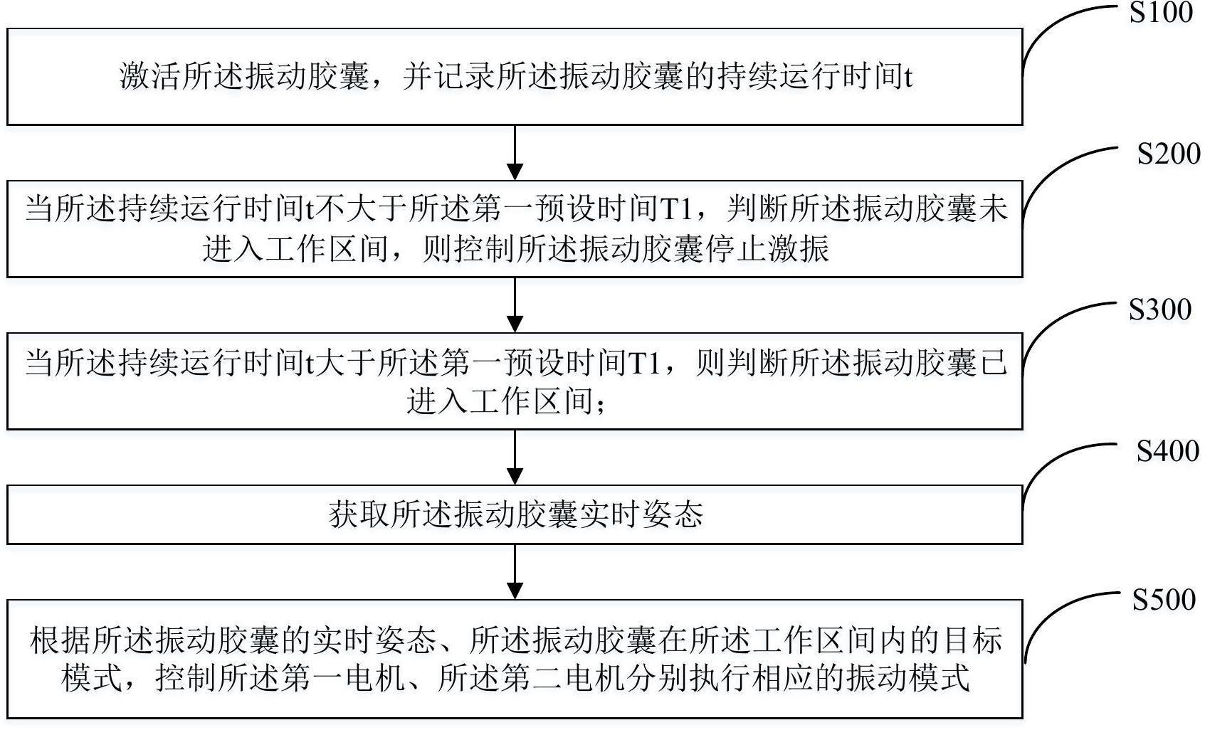 一种振动胶囊及其控制方法与流程