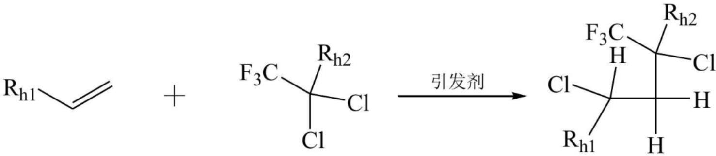 引发剂、氟化催化剂、气相连续反应制备氢氟烯烃的方法与流程