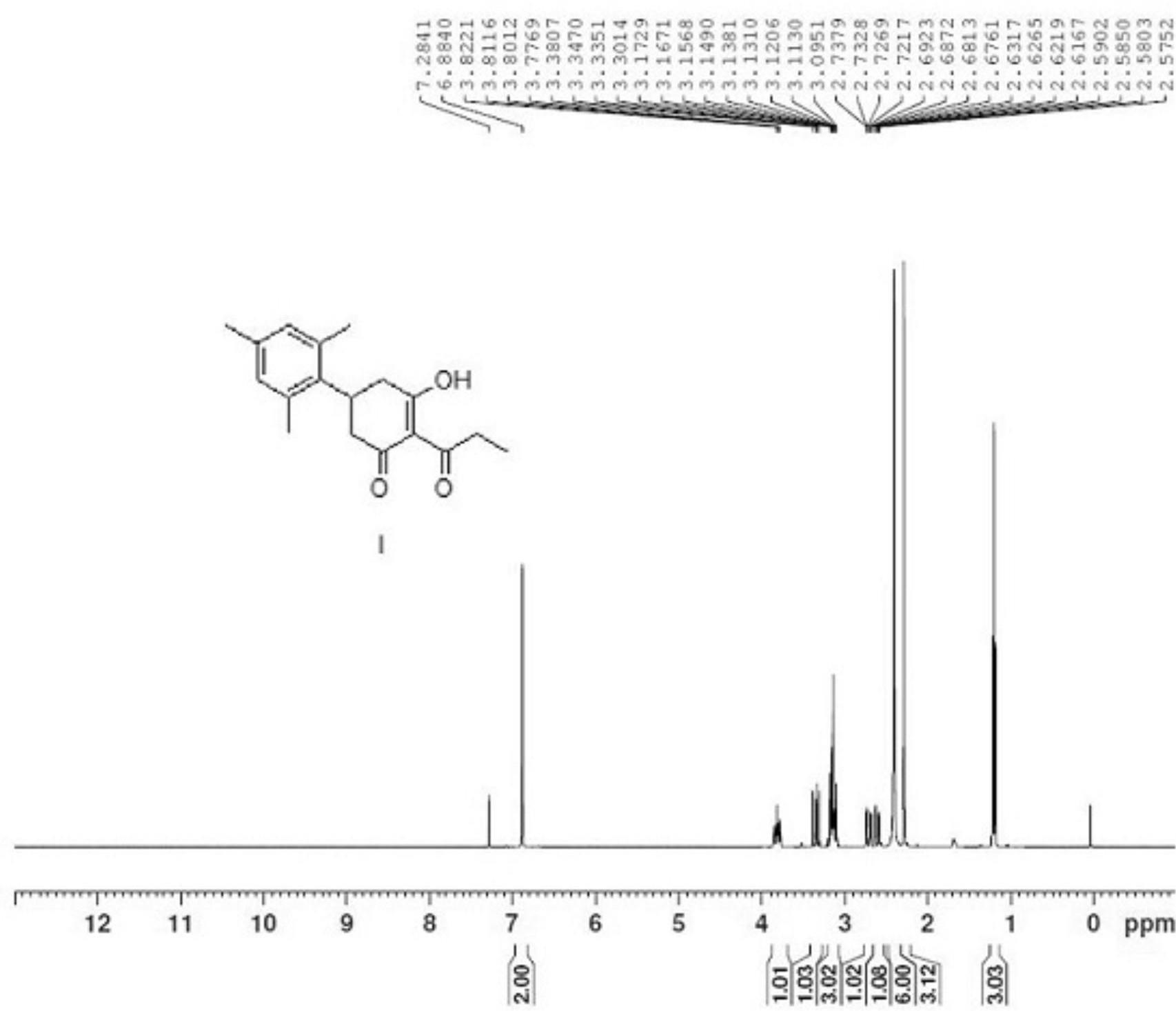 5-(2,4,6-三甲苯基)-2-丙酰基-3-羟基-2-环己烯-1-酮的合成方法与流程