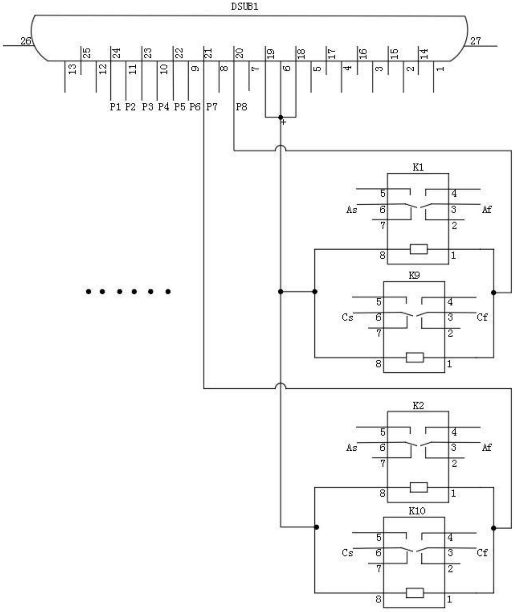 一种二极管阵列测试电路的制作方法