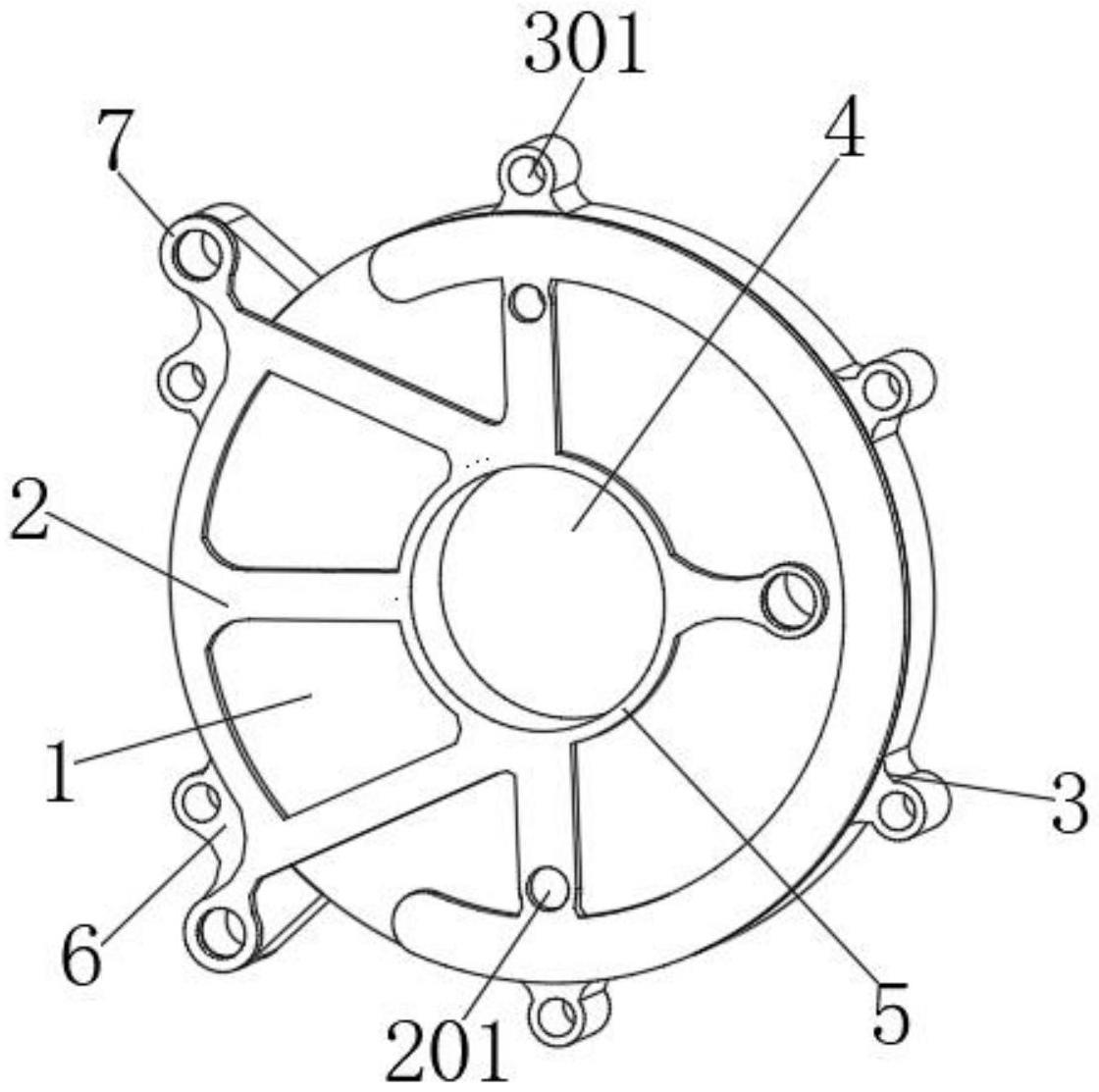 一种电机筒边盖的制作方法