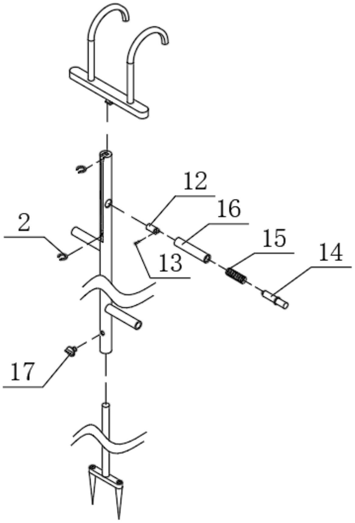 一种钢管杆攀登的接续梯的制作方法