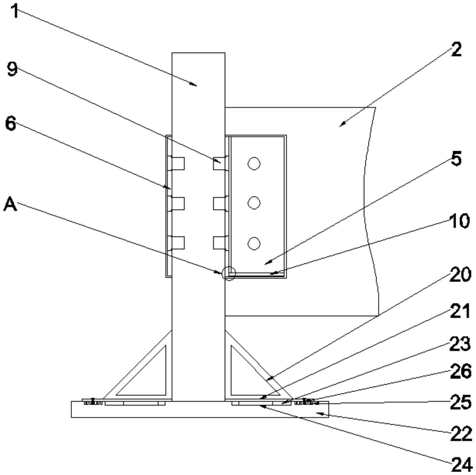 木结构建筑的防风连接件结构的制作方法