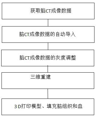 一种3D打印脑出血模型制作方法及系统与流程