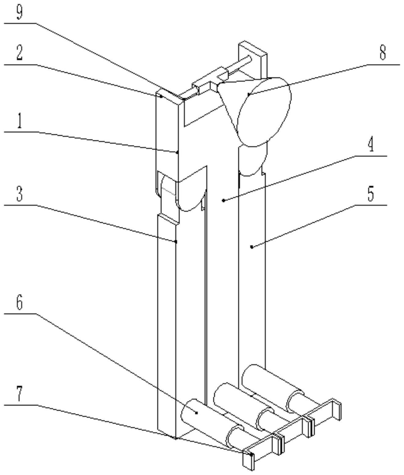 一种电杆或塔架的辅助喷号装置的制作方法