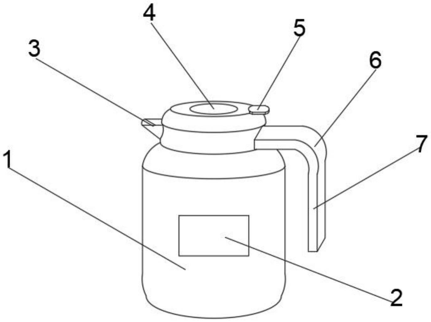 具有新型过滤结构的白茶闷茶壶的制作方法