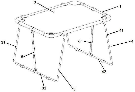 一种折叠桌的制作方法