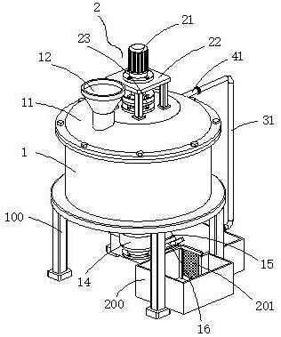 一种建筑施工物料搅拌装置的制作方法