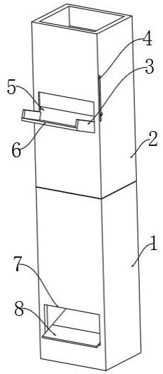 隔层建筑施工用垃圾清运装置的制作方法