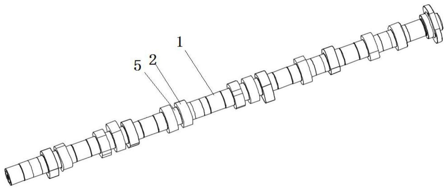 一种钢球定位式凸轮轴组件结构及凸轮安装定位方法与流程