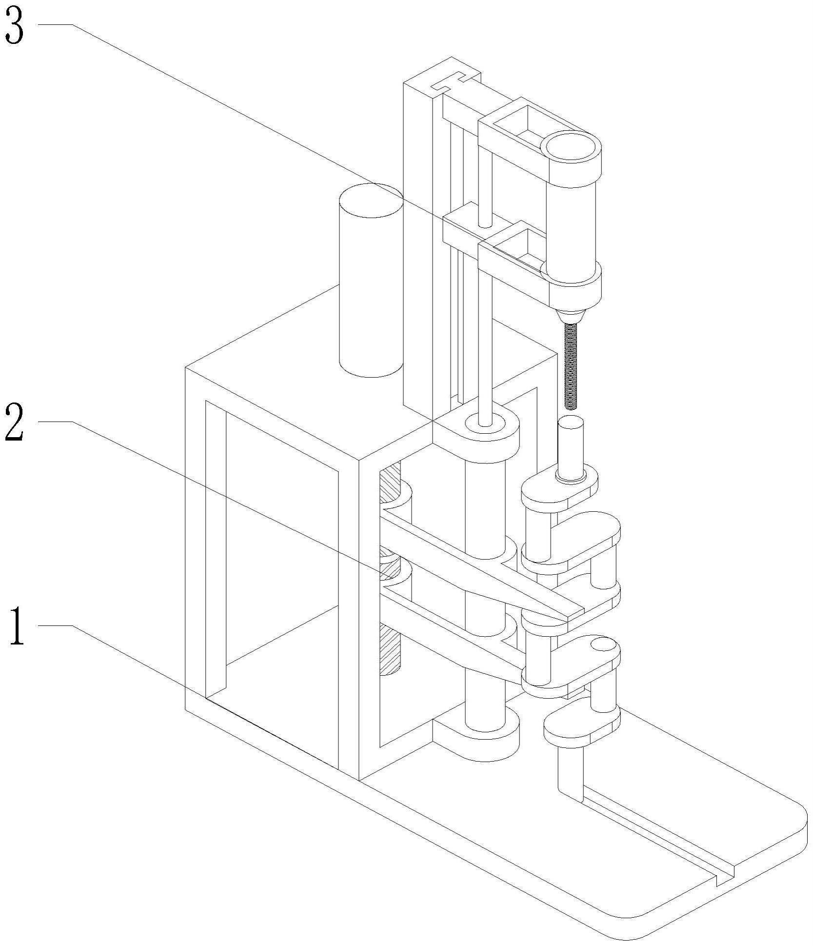 一种空调压缩机曲轴端面打中心孔设备的制作方法