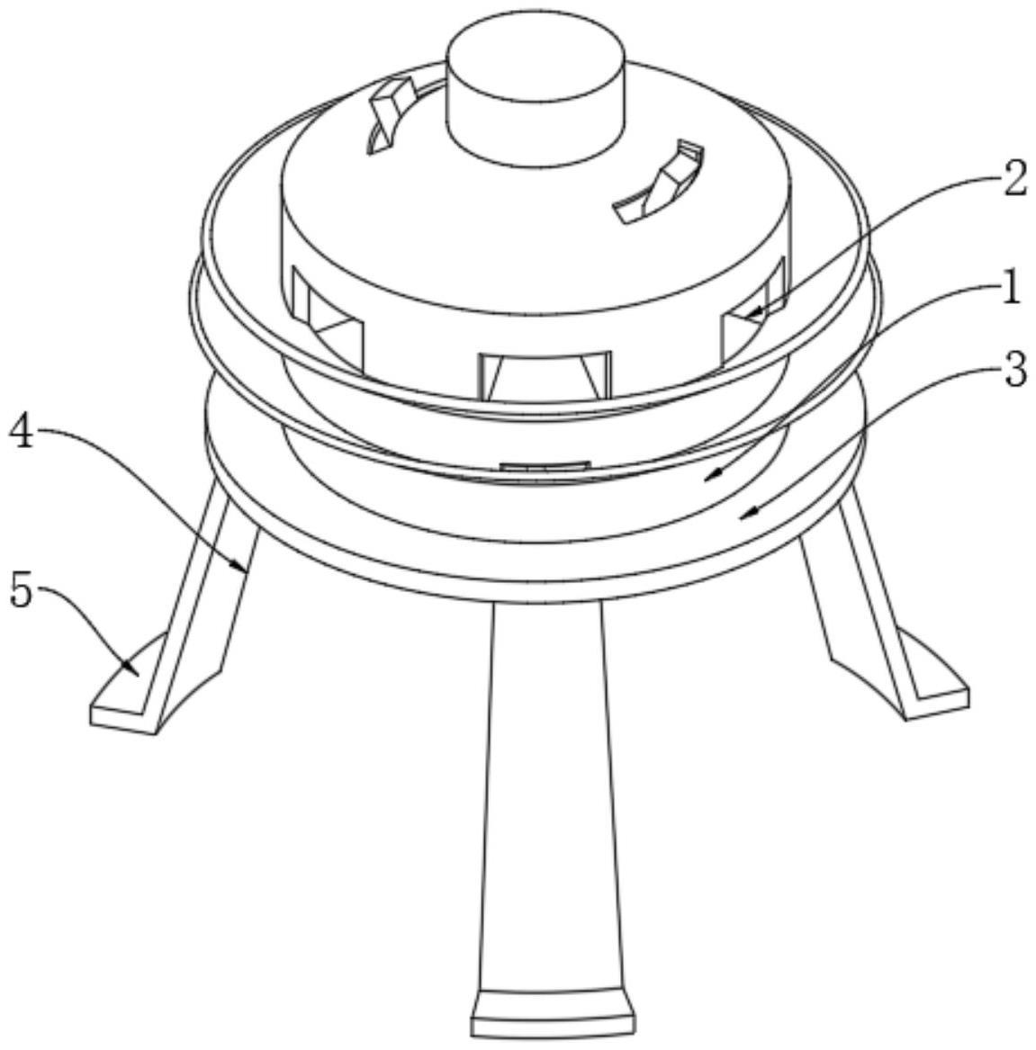 一种首乌粉碎贮存混料一体机的制作方法